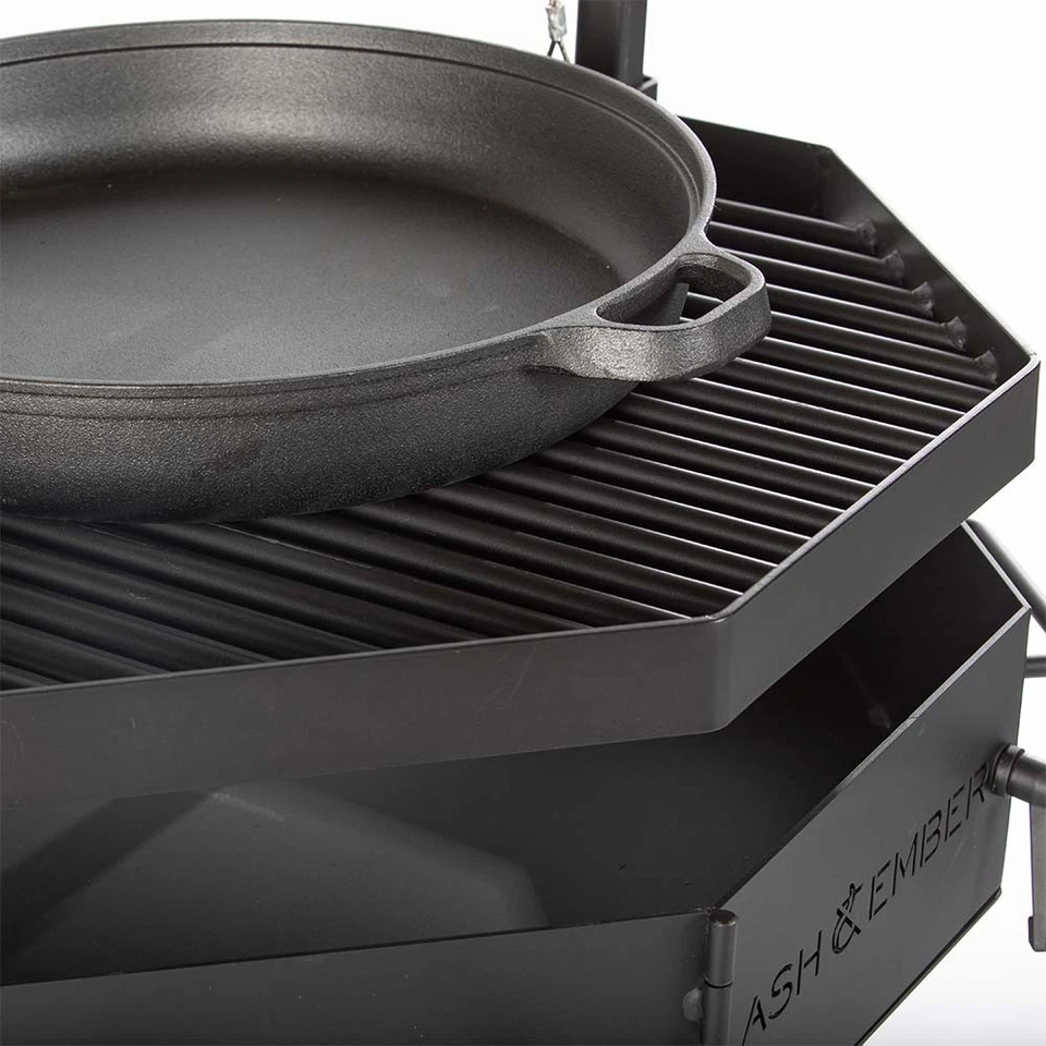 Parrilla Ash & Ember Santa María, Parrilla de fuego abierto estilo argentino Foto 4 de 4