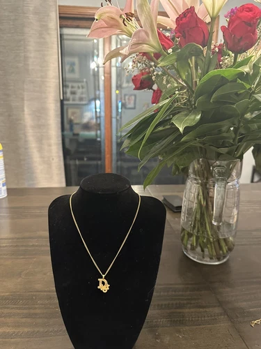 collana vintage logo dior oro