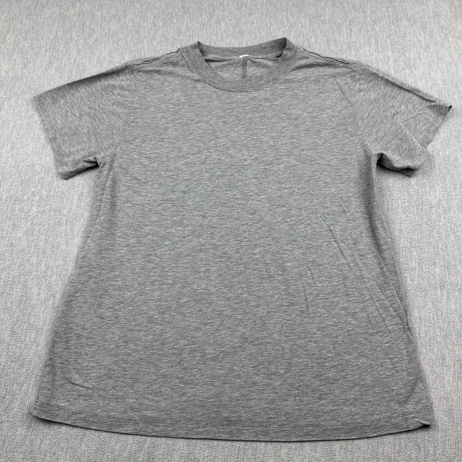 Lululemon Shirt Mens Grey Medium Performance Running Training Athletic Workout