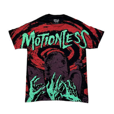Motionless in White T-Shirt M Zombie Tombstone Graveyard Shift Industrial Metal
