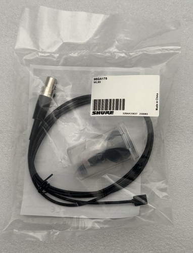 NEU Shure WL93 Miniatur Kondensator Lavalier Mikrofon Mikrofon omnidirektional