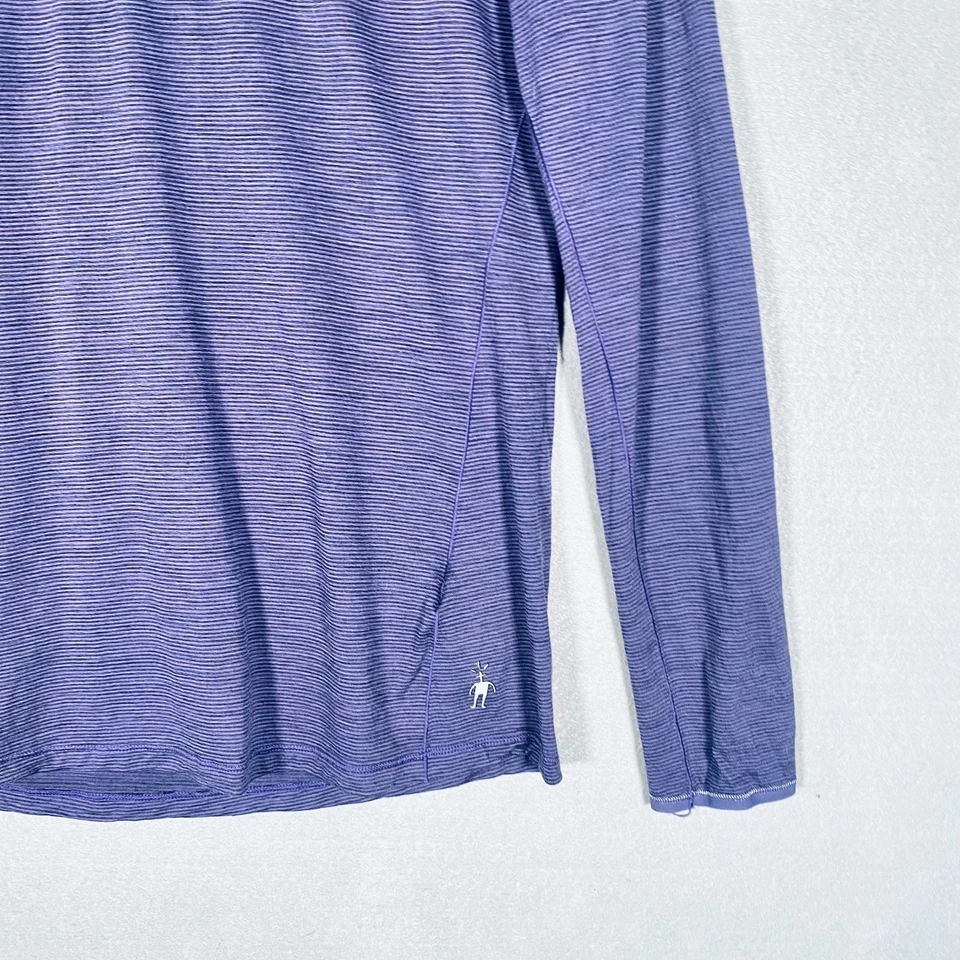 Smartwool Merino Wool Sweater Womens L Purple Knit Base Layer Running - Image 2 of 4