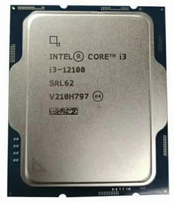 Intel Core i3-12100 CPU LGA1700 Processors Support ASUS Prime H610M-E D4