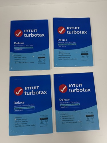 Intuit TurboTax Deluxe 2023 Tax Software Disk w/ Code - Federal & State Sealed - Picture 14 of 14