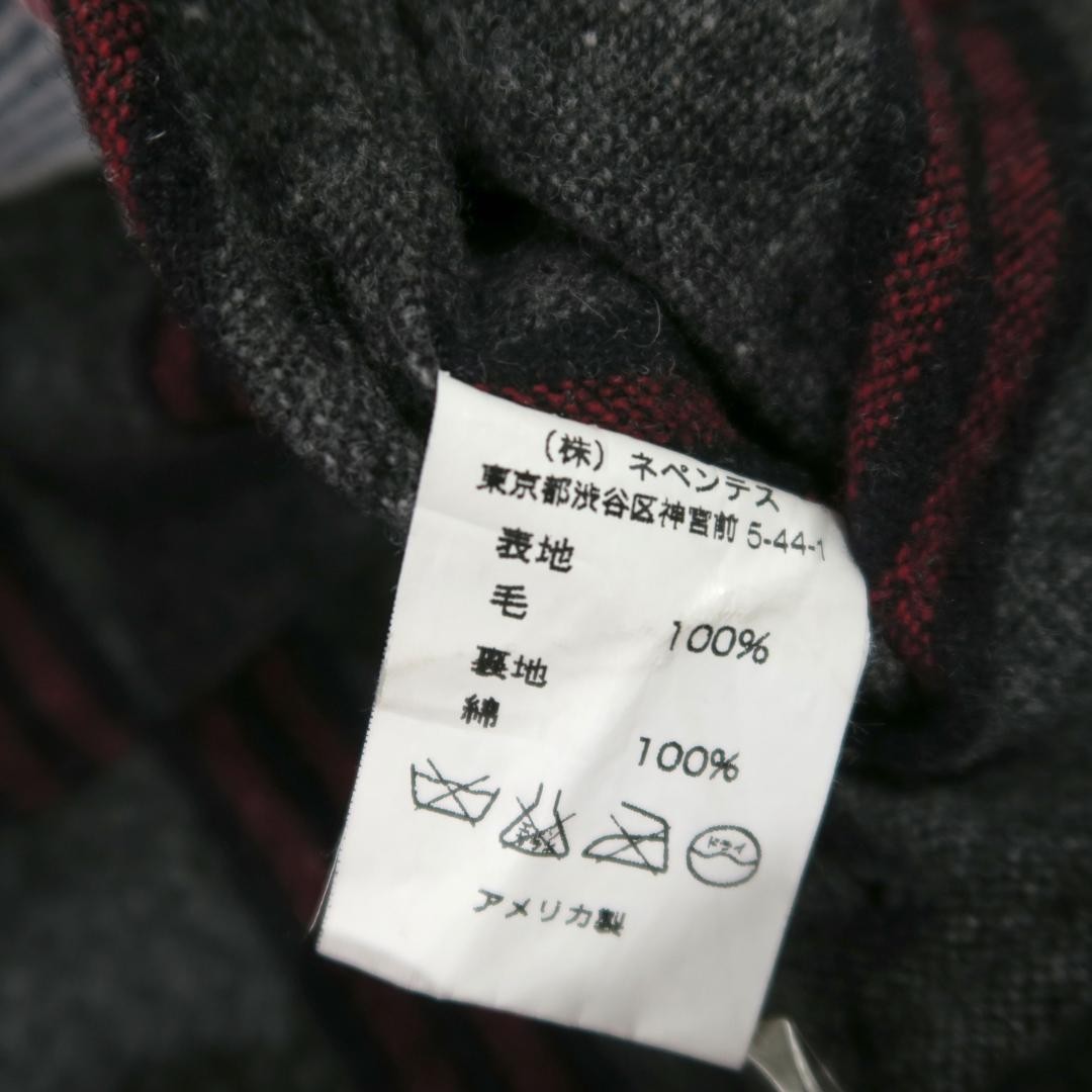 Engineered Garments Wool Striped Jacket Gray S Ex… - image 9