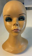 Vintage 1960s Mannequin Vinyl Head Plastic Personalities  14  Hi Wig Stand