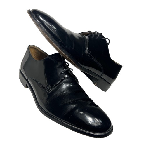 Johnston & Murphy Black Patent Leather Dress Shoes Derby Formal 9.5