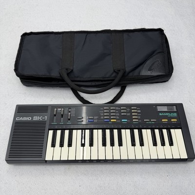 Vintage Casio SK-1 Portable 32-Key Sampling Keyboard + Case | TESTED