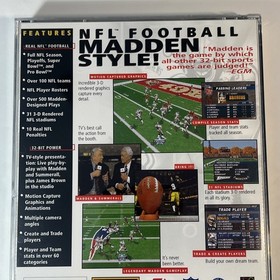 Madden NFL 97 (Sega Saturn, 1996) CIB Complete - Tested & Working