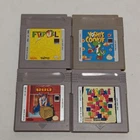 Game Boy Puzzle Game Lot Boxxle - Yoshi's Cookie - Flipull - Tesserae - Working