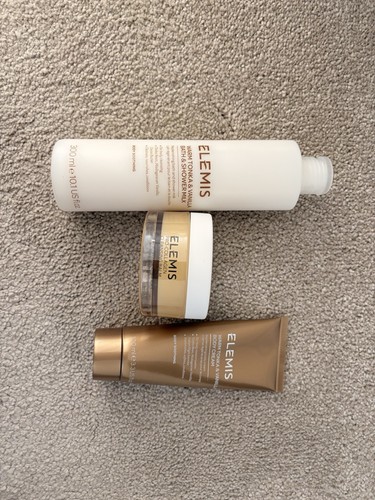 Elemis Warm Tonka & Vanilla Body Cream & Milk + Pro Collagen Cleansing Balm, Bag - Picture 2 of 6