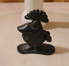 Vintage Screaming Yellow Zonkers Plastic Alien Space Creature In BLACK Rare !!