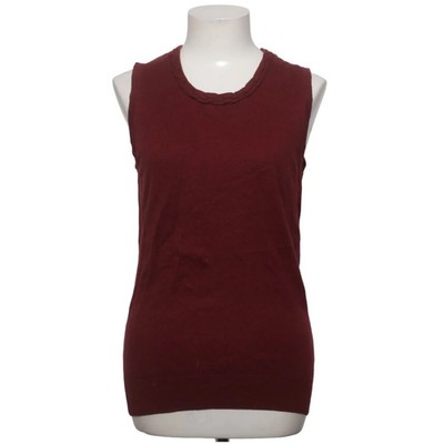 Peckott, Tank­top, Größe: 40, Rot, Kaschmir/Baumwolle, Einfarbig #ywP