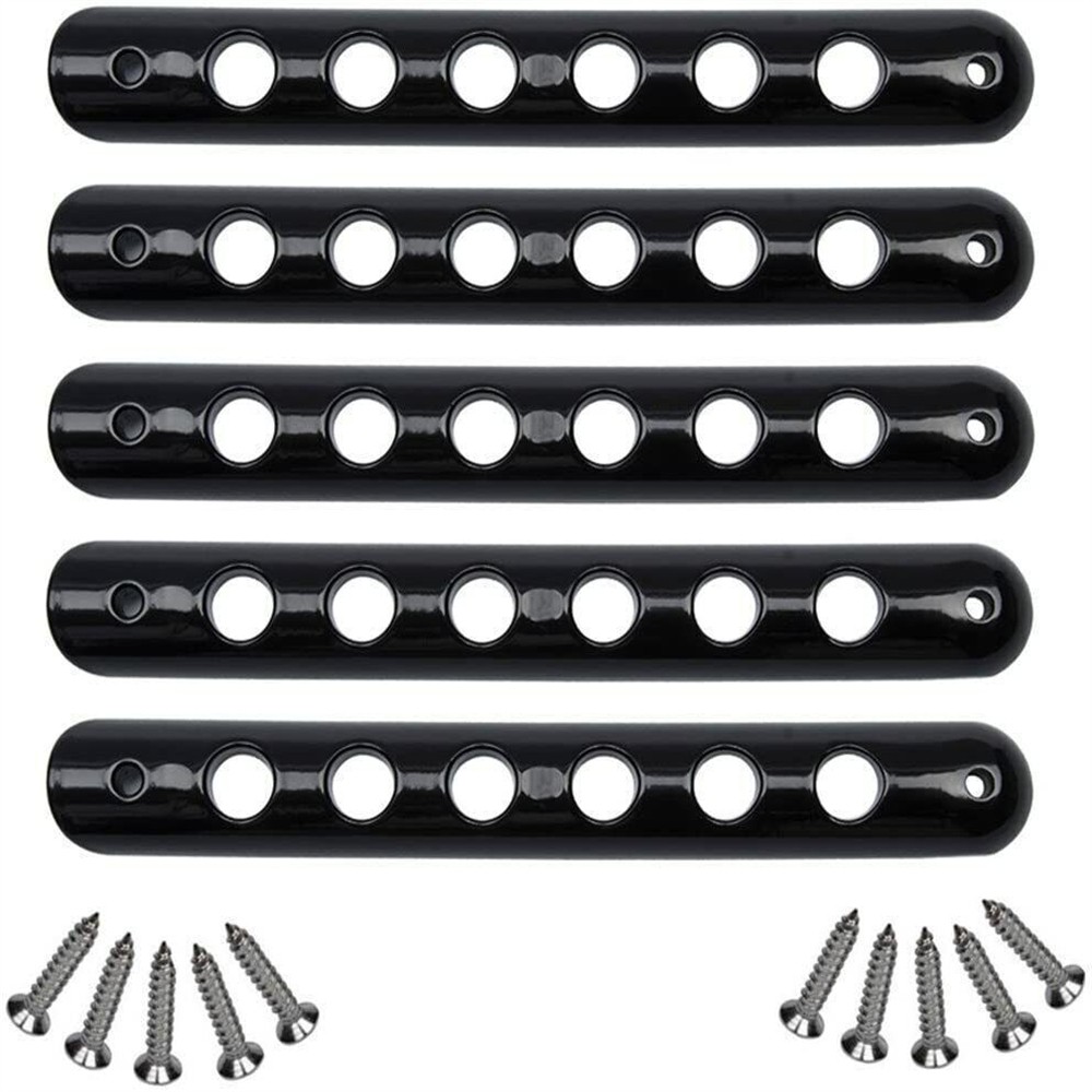 5x Black Door Grab Handle Inserts Cover Decoration Trim Fit 4-Door Jeep Wrangler thumbnail 10