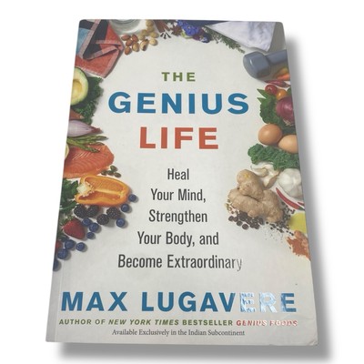 The Genius Life: Heal Your Mind   By Max Lugavere  2020 Hardcover VG