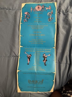 LIMELIGHT CLUB NYC 80'S - THE ROYAL CINDERELLA BALL - INVITATION - RARE