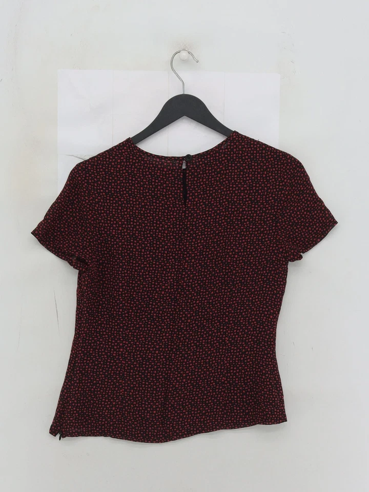 Precis Petite Women's Top UK 8 Black Viscose with Polyester Basic - Image 2 of 4