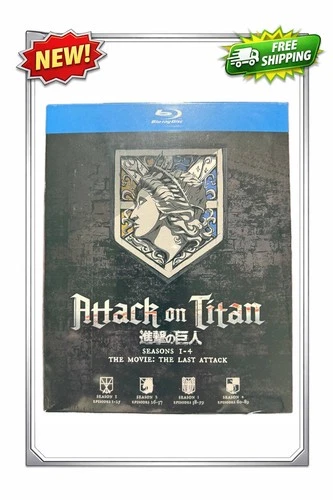 Attack on Titan: Box-Set (BLU-RAY, 8-Disc) Sealed