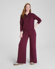 BEST SELLER SPANX AirEssentials® Wide Leg Pant - Plum Berry | New