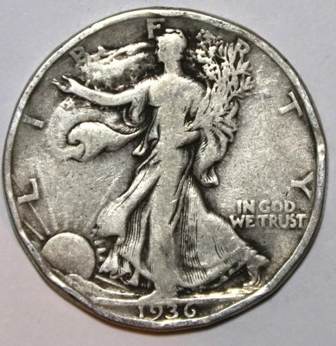 1936-P Walking Liberty Half Dollar - Fine - Details - #0715EC