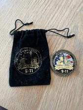 9-11 Never Forget Challenge Coin 10th Anniversary 2001-2011 With Bag
