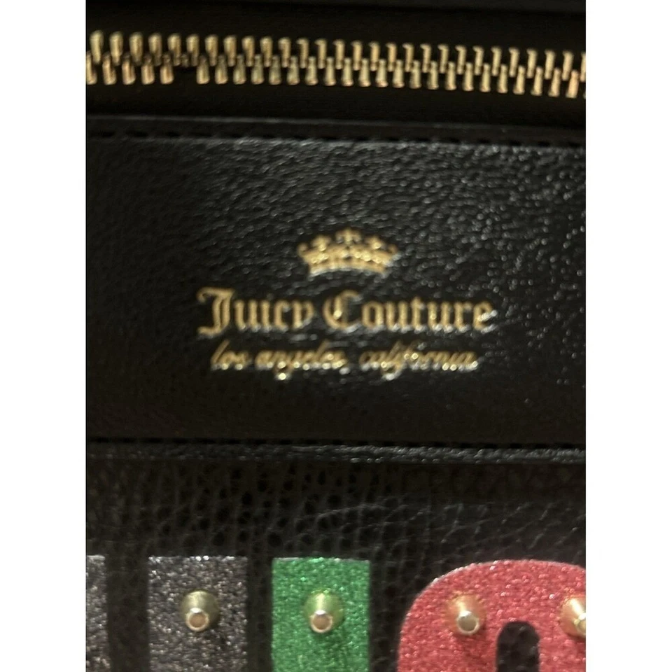 Cartera Juicy Couture Rock Candy con asas bandolera negra colorida nueva sin etiquetas Foto 2 de 4