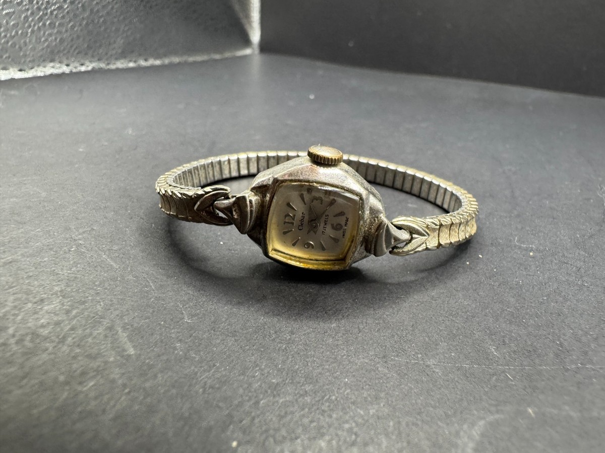 Vintage Clebar 17 Jewels Swiss Made Women display picture 3