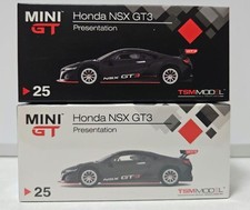 Mini GT Honda NSX GT3 Presentation White Box Black Box Set of 2