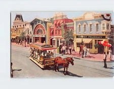 Postcard The Upjohn Pharmacy Drugstore Main Street in Disneyland