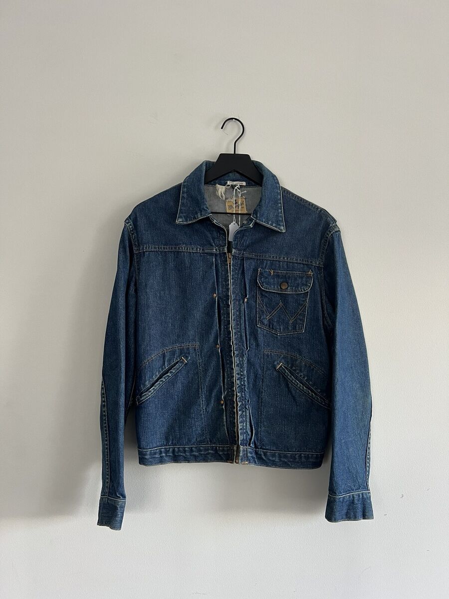 Wrangler Blue Bell One Pocket Denim Sanforized Jacket Blue Wrangler Blue Bell One Pocket Denim Sanforized Jacket Blue