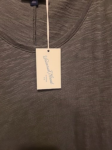 NWT Universal Thread Size L Green Short Sleeve Top 100% Cotton Boho Casual Cute - Picture 3 of 8