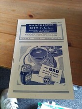 Manchester City v Burnley Football Programme 10/5/1947 1946/47 (5)