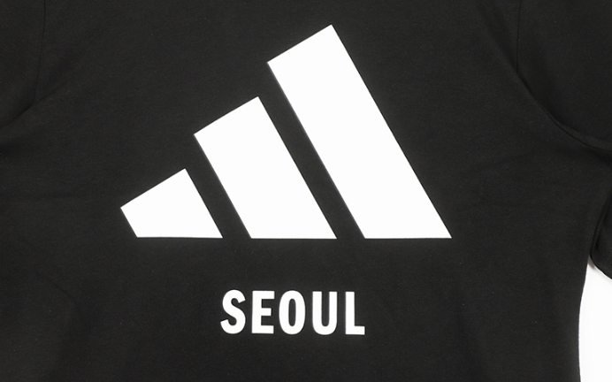 【Adidas コリア】 SEOUL TEE adidas Seoul Tee Men's Sportswear T-Shirts Casual Tee Black