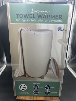 Zadro TWB2C TWB Towel Warmer Insulated Plastic Bucket Extra Large Bamboo  Gray 705004422925 | eBay