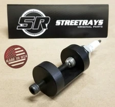 [SR] Billet Spark Plug Tool Gap Setter Gapping Set Tool Sparkplug 12mm (BLACK)