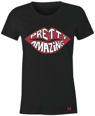 ''Pretty Amazing'' Women/Juniors T-Shirt to Match Retro ''Bred'' 11's