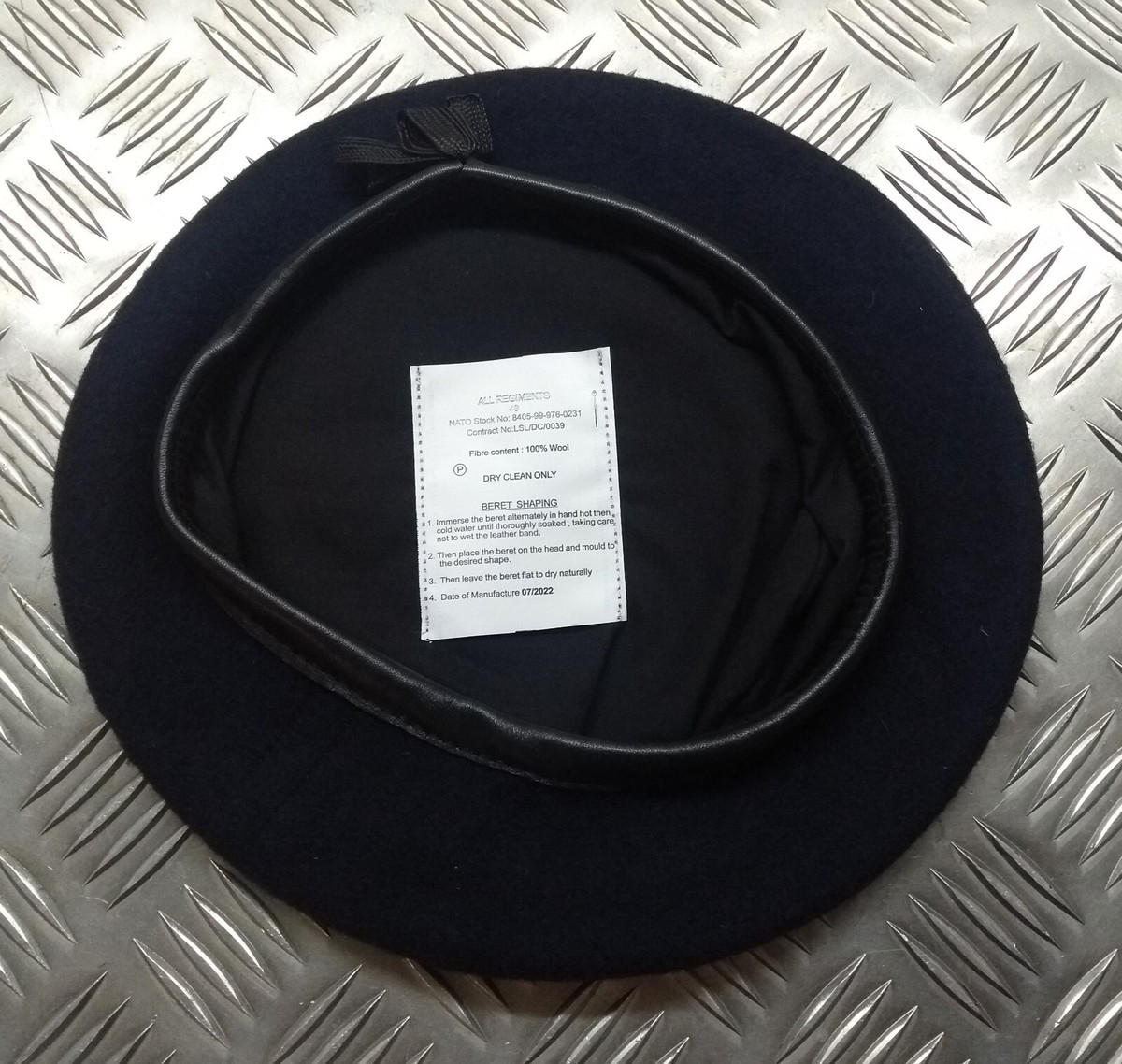 Army Beret Dark Blue Used | Army Surplus MILITARY RANGE - Foto 13