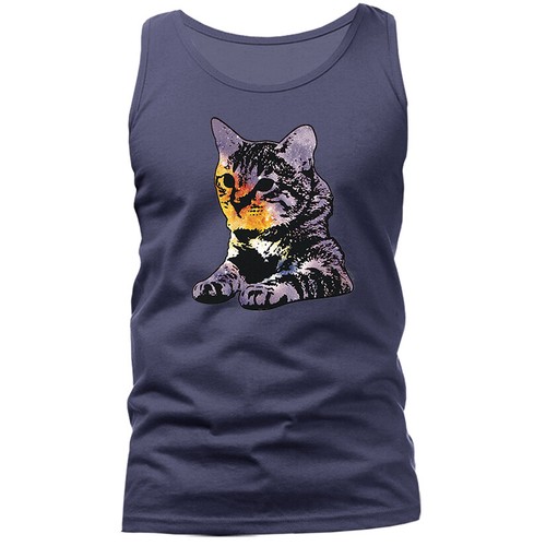 Camiseta sin mangas gráfica divertida broma divertida humor humor humor humor gráfico humor gato mascota - Imagen 9 de 11