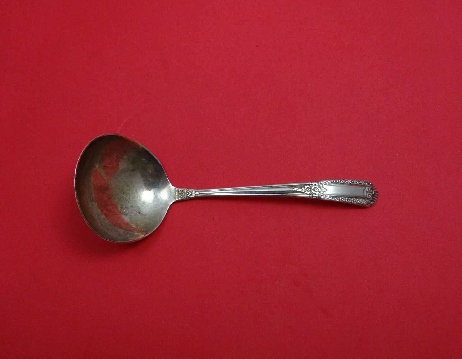 Inaugural by State House Sterling Silver Gravy Ladle 6 1/2" Serving Silverware