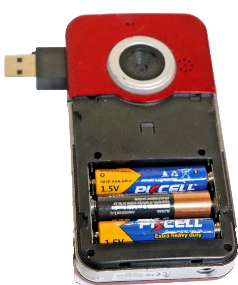 VIVITAR EARLY MODEL DIGITAL VIDEO RECORDER -MODEL DVR-411 -RED - Image 3 of 4