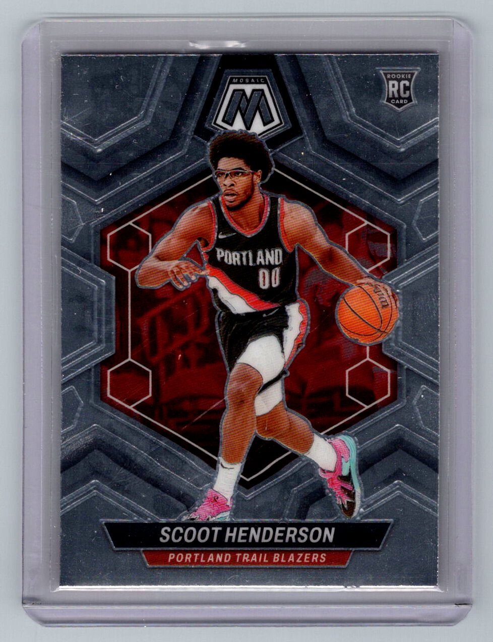 2023-24 Panini Mosaic #216 Scoot Henderson RC Portland Trail Blazers Rookie