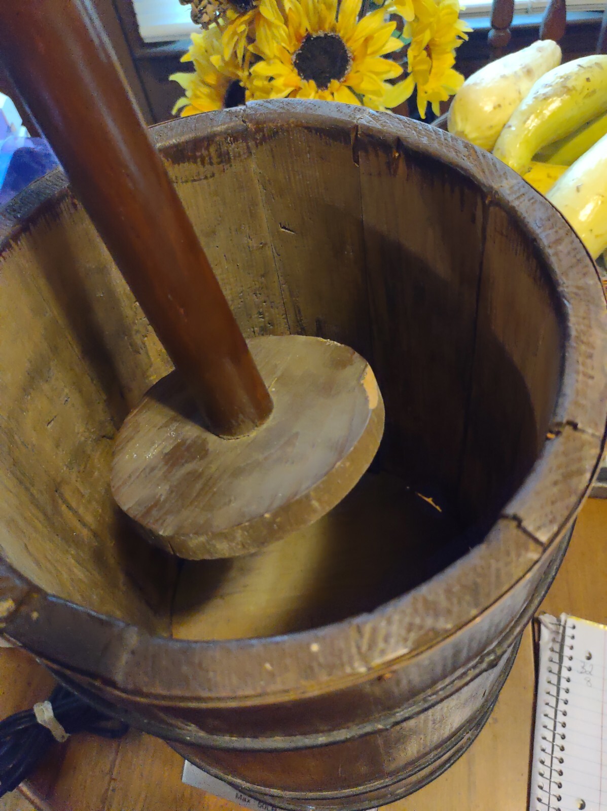 Vintage Possibly Antique Wooden Butter Churn eBay