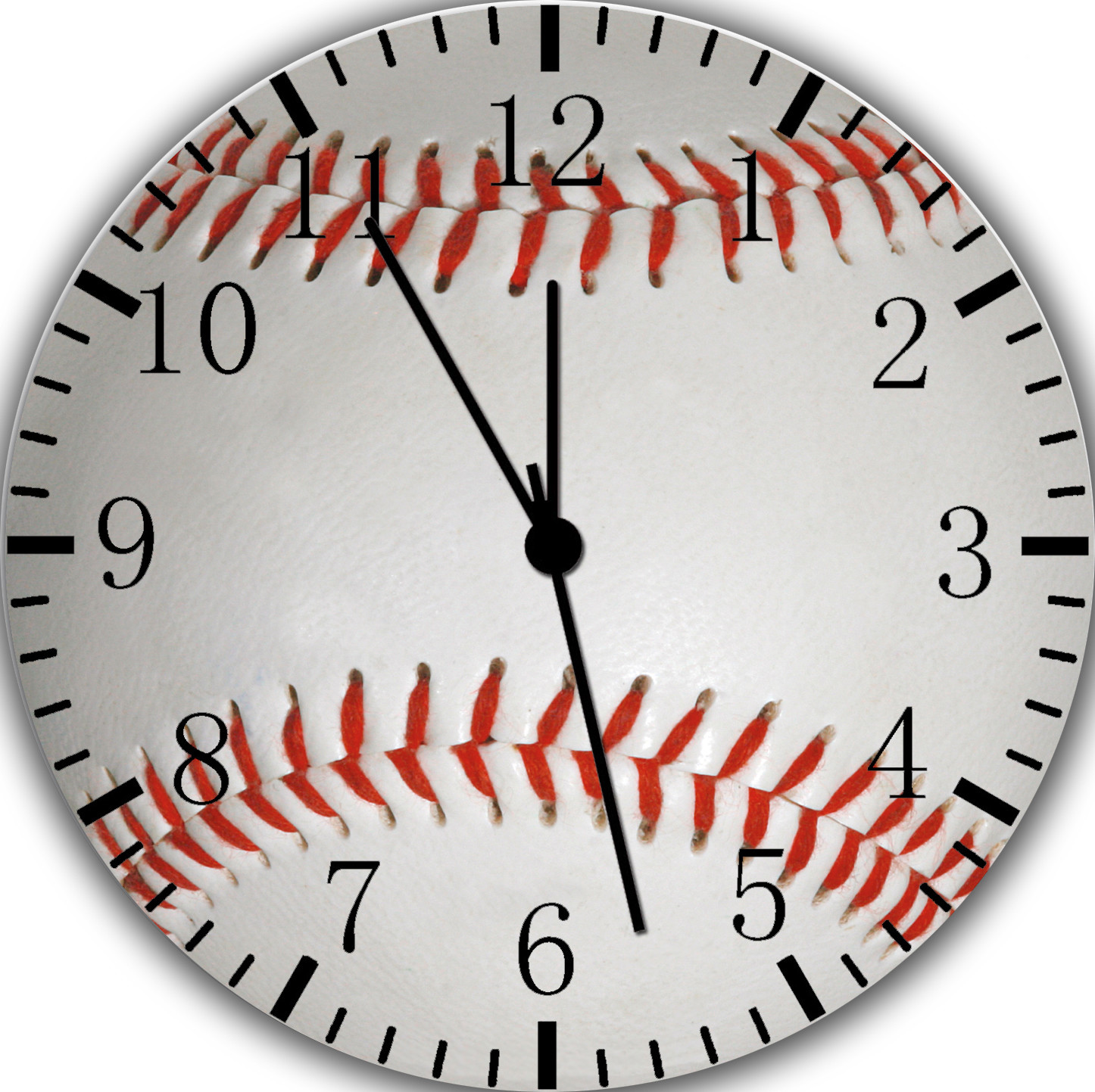 Baseball Frameless Borderless Wall Clock Nice For Gifts or Decor W374