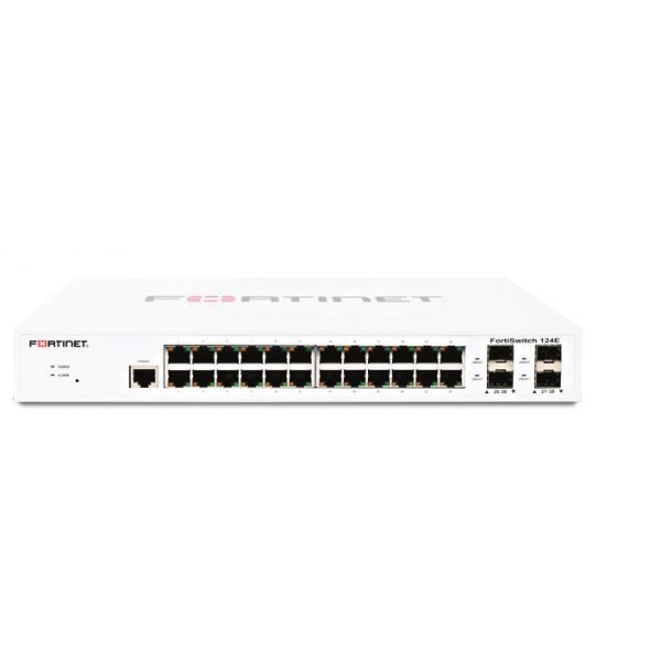 Fortinet FortiSwitch 124E Gestito L2 Gigabit Ethernet (10/100/1000) 1U Bianco