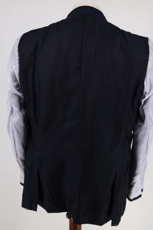 ERMENEGILDO ZEGNA Exclusive Italian Suit Slim Custom-Fit US 38R Navyl Wool 15 mm - Image 2 of 4