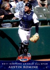 2011 Eastern League All-Stars Eastern Division Grandstand #22 Austin Romine Card