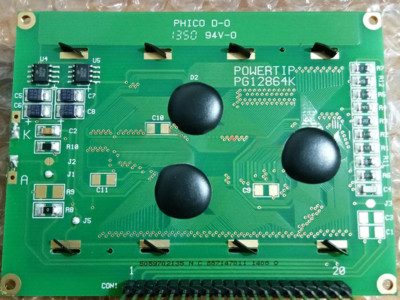 Compatible SubstitutionVersion LCD For PG12864K PG12864LYS-KNN-H-Q Screen