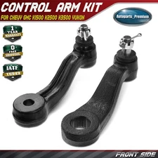 2x Front Steering Pitman Arm & Idler Arm for Chevy GMC K1500 K2500 K3500 Yukon