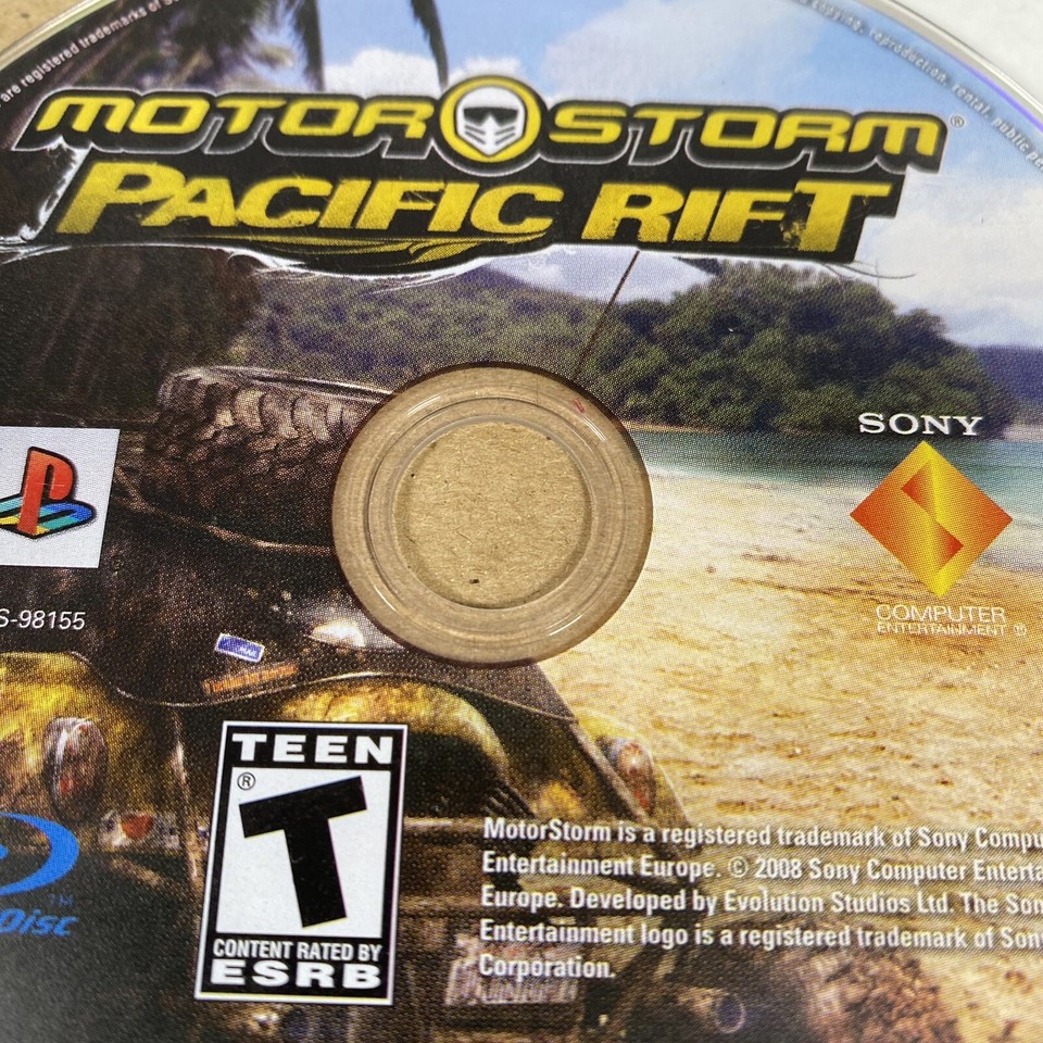 MotorStorm Pacific Rift (Sony PlayStation 3 PS3) Disc Only Tested