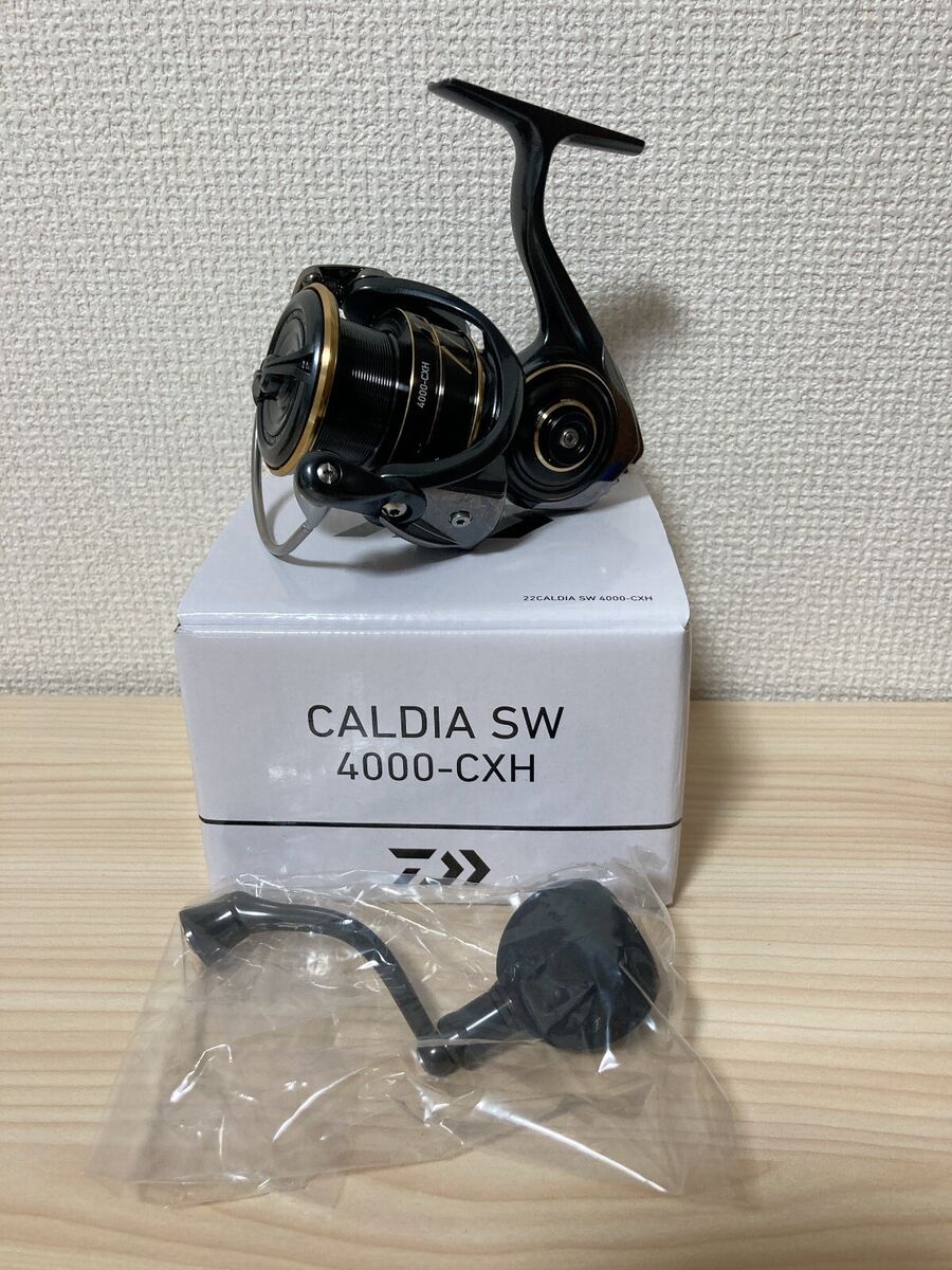 Daiwa Spinning Reel 22 CALDIA SW 4000-CXH Gear Ratio 6.2:1 Daiwa Spinning Reel 22 CALDIA SW 4000-CXH Gear Ratio 6.2:1